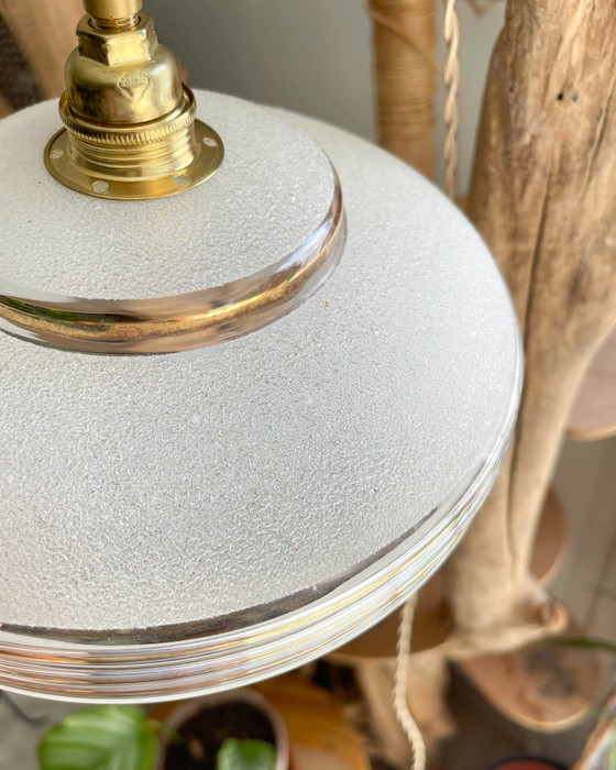 Customizable Art Deco Style Vintage Globe Portable Lamp – Lighting, Textile, Glass (photo 7 of 14)