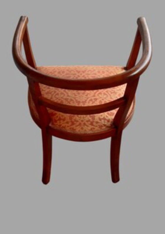 Fauteuil tonneau Art Déco des années 1930 – Restauré professionnellement et retapissé – Fauteuils d'appoint (photo 8 of 12)
