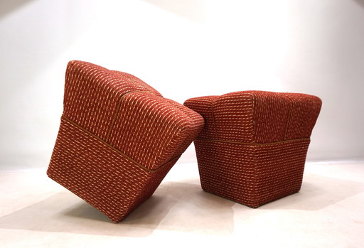 Halabala Set van 2 tabouretkrukken voor UP Zavody, 1930