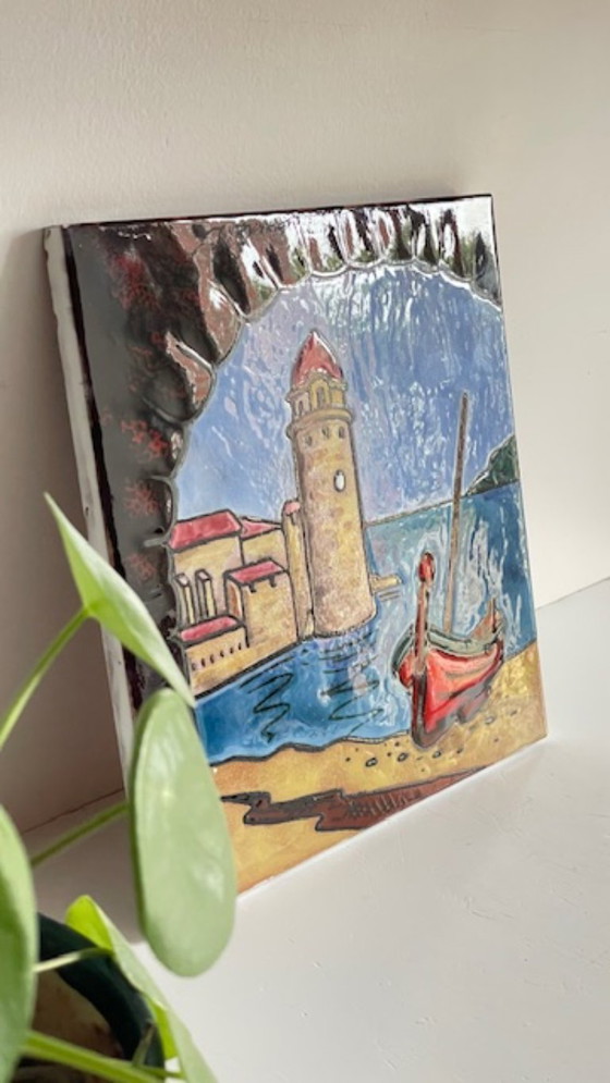 Image 1 of Decorazione murale in ceramica vintage