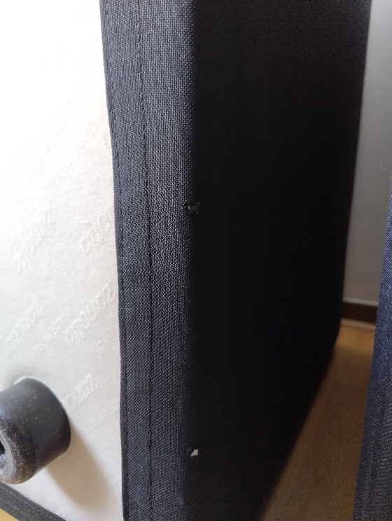 Image 1 of Zanotta Throw Away fauteuil in black textile 