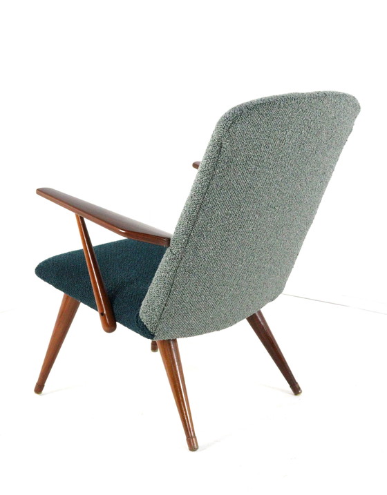 Image 1 of Akerblom Schwedisch Zweifarbiger Sessel Stuhl Vintage