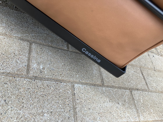 Image 1 of 2x Original Cassina Le Corbusier LC3 Cognac-Camel/Black As Good As New!!!