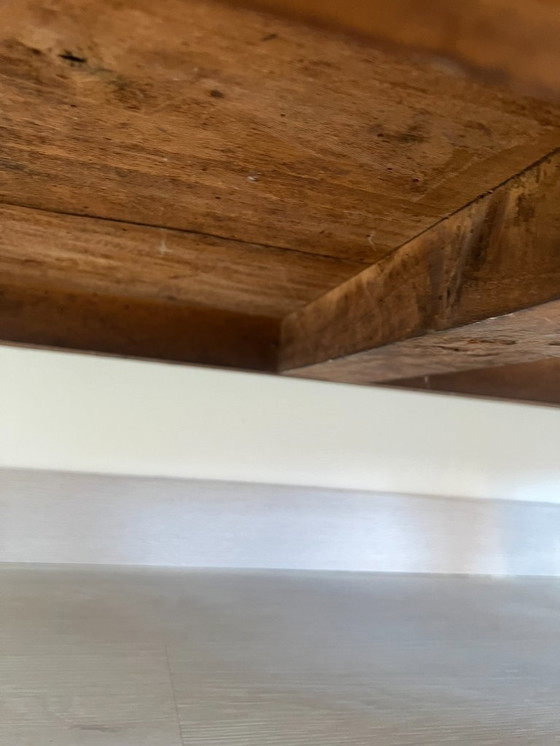 Image 1 of Cassettone - Noce - Comò con specchiera