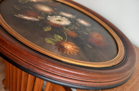 Image 1 of Oil painting created using the impasto technique (strong impasto applied with a palette knife). Signed JONATHAN