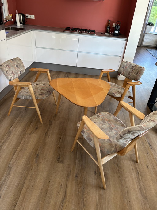Vintage Pastoe Cees Braakman FT14 chair table