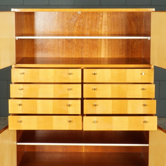 Mobile pensile vintage lucido in noce, anni '70 – Credenze alte, Wood (photo 8 of 14)