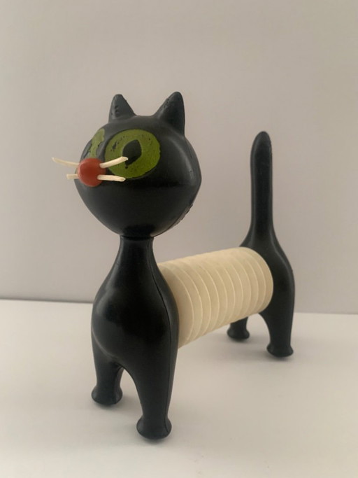 Chat Accordéon Animal Squeaky Toy Libuse Niklova 1963 Fatra Napajedla République tchèque CSSR Design République tchèque