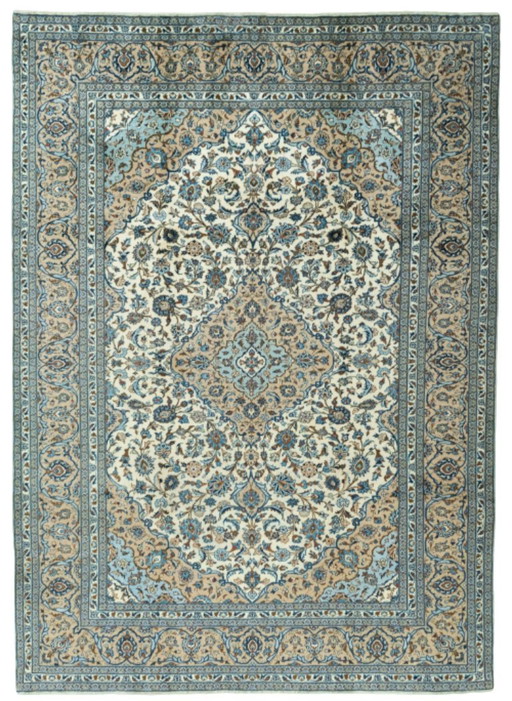 Hand-knotted Persian carpet - Kashan cork 350 x 250 cm