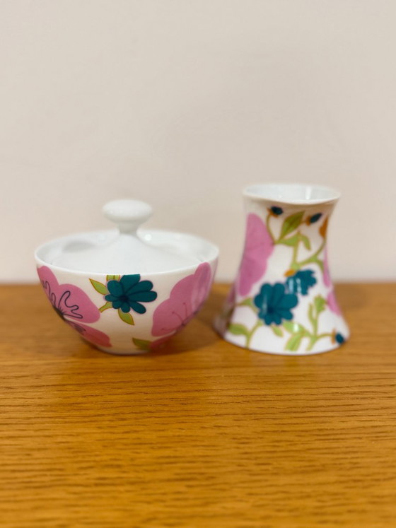 Vintage Bidasoa Porcelain Coffee Set - 12 Place Settings / 27 Pieces in Impeccable Condition - 1970s (photo 11 of 21)
