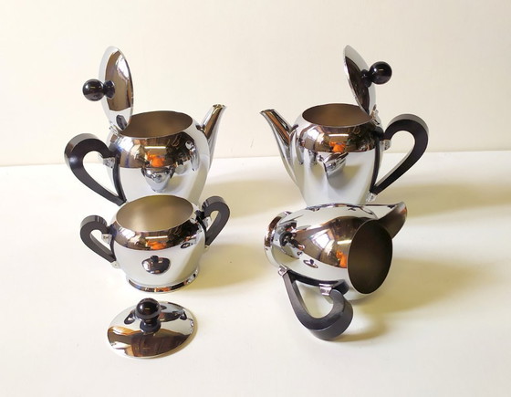 Image 1 of Servizio da caffè e tè vintage Alessi, anni '40, set da 5