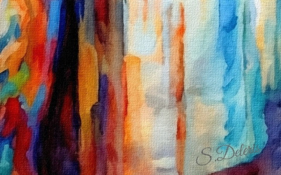 Image 1 of The Grace of Jesus Christ / Impressionist painting (60x60 cm)