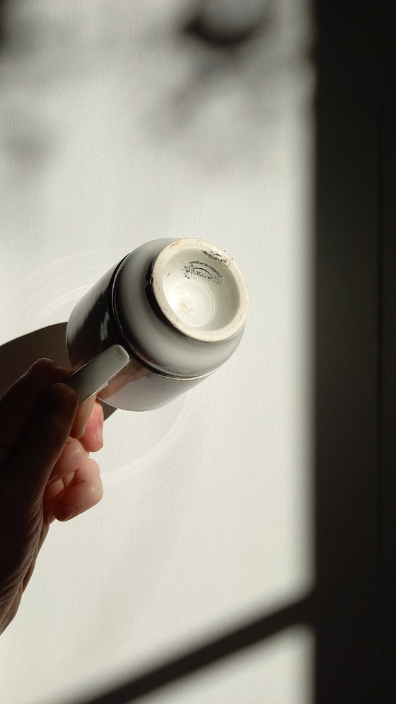 Image 1 of Creil Montereau LM&Cie - Antike Steinguttasse, 19. Jahrhundert.