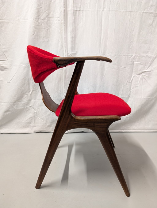 Set of 4 A.W.A. - Louis van Teeffelen Koehoorn chairs, 60s