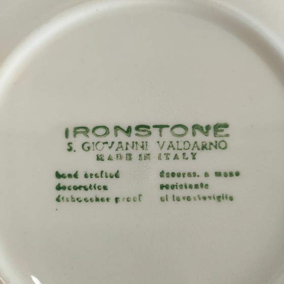 Image 1 of Set of 6 Vintage plates by Giovanni Valdarno for Ironstone