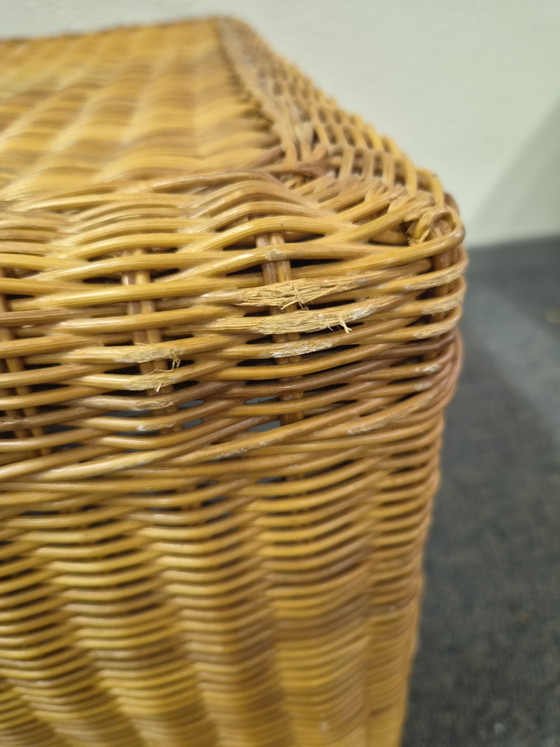 Mid-Century Modern Rohé Noordwolde Rotan Salontafel (Vierkant) – Rattan, Bamboo (photo 3 of 12)