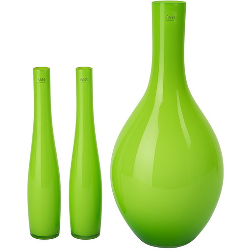Les vases Fidrio ont une hauteur allant jusqu'à 80 cm.
