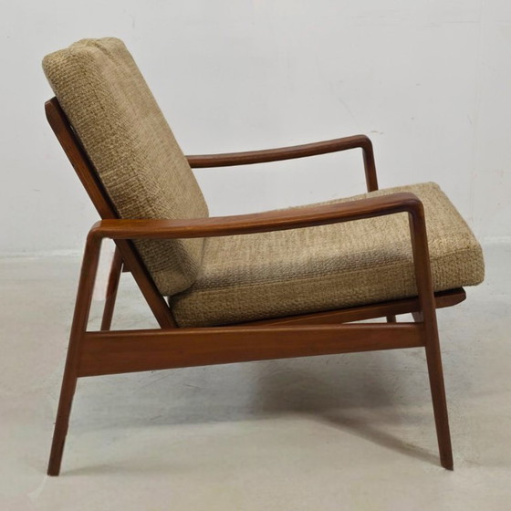 Danish set of Armchairs 60s Arne Wahl Iversen for Komfort – Wood (photo 2 of 7)