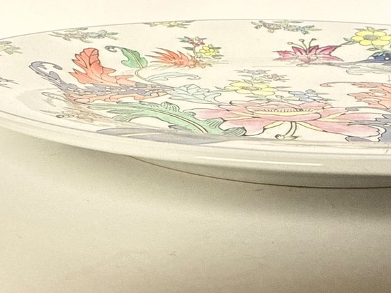 Image 1 of Piatto decorato a mano in porcellana cinese d'epoca