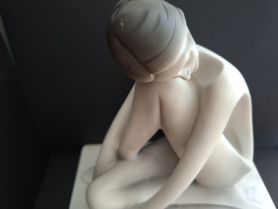Image 1 of Art-Deco-Skulptur – Stilisierter Akt – 1920er Jahre