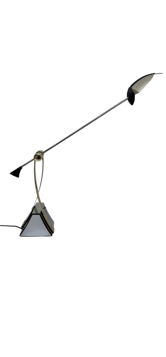 Image 1 of Brilliant-Leuchten - Table lamp - Model 06248 - Memphis Style - Brass - Germany - 90'S