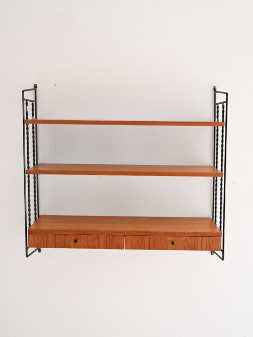 Scandinavian Hylla wall shelf with drawers