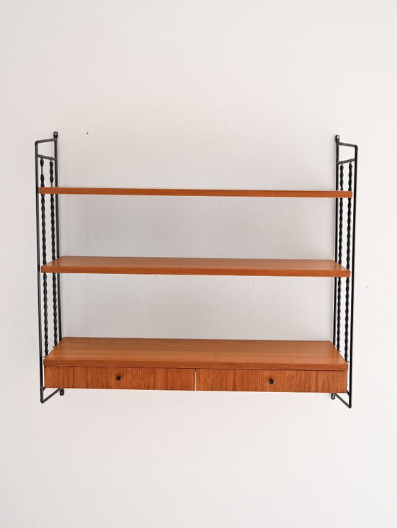Image 1 of Scandinavian Hylla wall shelf with drawers