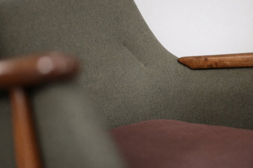 Wohnzimmergarnitur „Pallas“ im Stil der Mid-Century-Moderne von Svante Skogh, Finnland, 1950er Jahre, 2-teilig