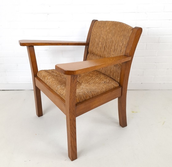 Image 1 of Vintage Bauhaus fauteuil Willi Ohler voor Erich Schultz