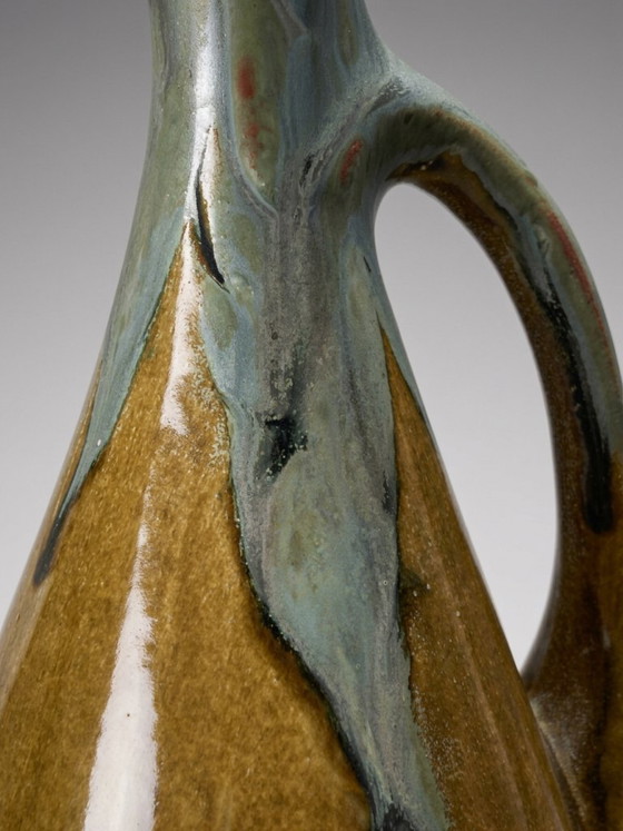 Brocca in gres smaltato firmata Denbac – Rif. 124 2 – 22 cm – Vasi, Ceramic (photo 6 of 7)
