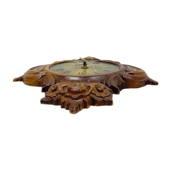 UPG Halle hanging wall clock – eclectic style, 1970s, in working order – Metal, Plastic (photo 5 of 9)
