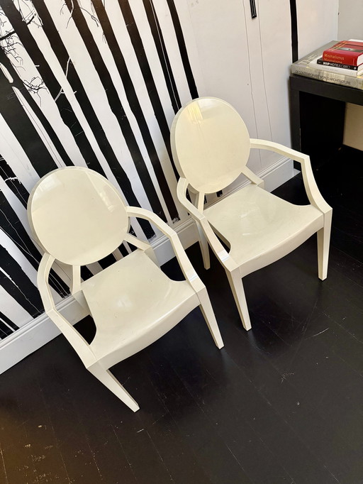 KARTELL LOUIS GHOST CHAIR (2x)