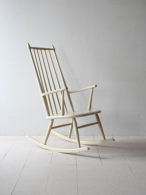 Mid-Century Scandinavian Rocking Chair