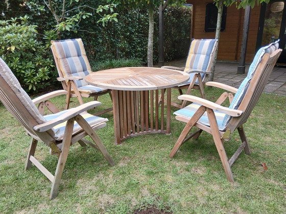 Ensemble de jardin en teck avec coussins inclus – Select Garden, Ensembles de jardin, Wood (photo 7 of 7)