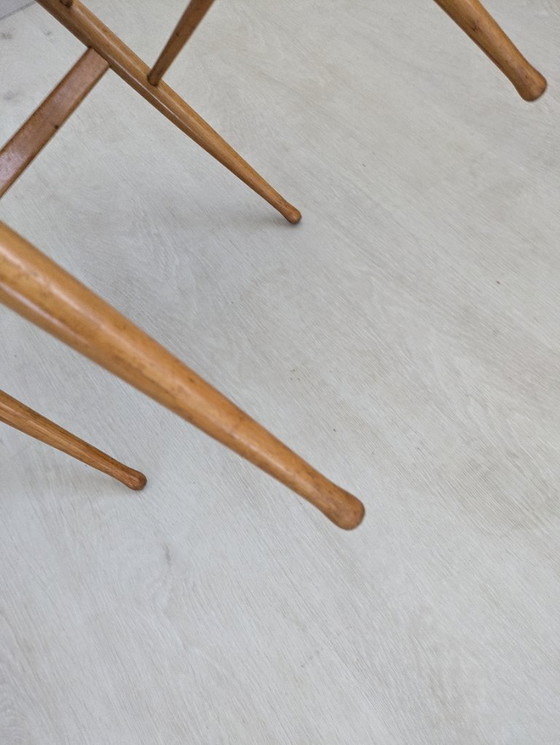 Image 1 of Authentischer Chiavarina-Stuhl aus Naturholz mit Sitzfläche aus geflochtenem Stroh - Ikone des italienischen Kunsthandwerks