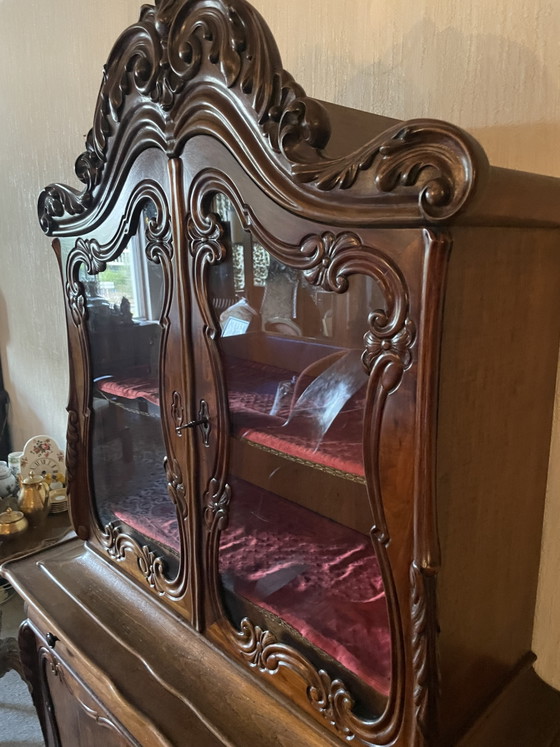 Image 1 of Vetrina Horrix 1860-1880 con etichetta Royal Quality