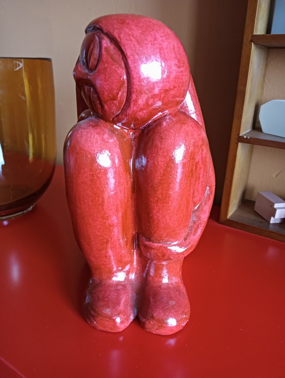 Image 1 of Desnudo femenino rojo