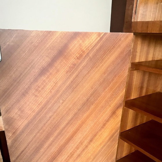 Image 1 of Armoire/vestiaire Art Déco - fabriquée en Allemagne dans les années 1930, rangement élégant pour vêtements longs