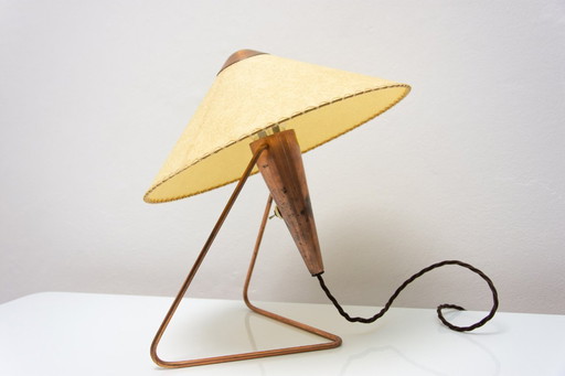 Czech Mid-Century Tripod Table Lamp by Helena Frantová, 1950s