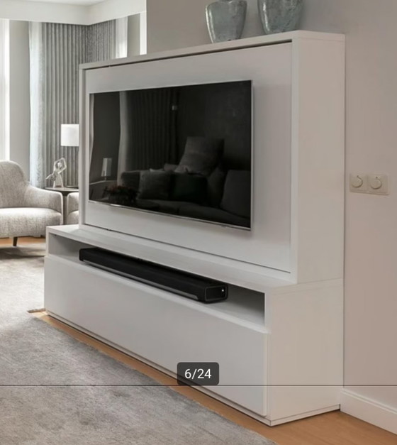 Image 1 of Mobile TV ad angolo / credenze, design italiano, marca: giellesse