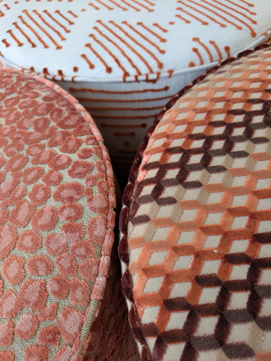 Chivasso Pouf Ø60 cm – Footstools & poufs, Textile (photo 4 of 5)