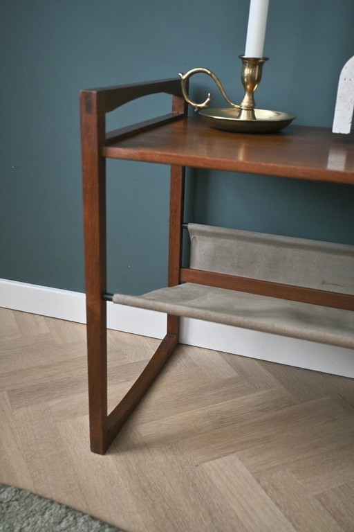 Vintage Kai Kristiansen magazine rack/side table