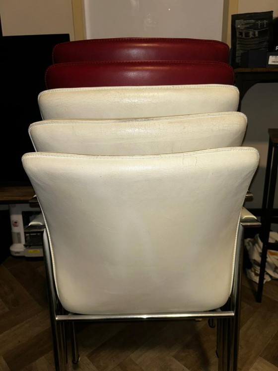 Image 1 of 5 Leolux dining room chairs