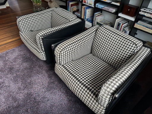 2x Poltrona Frau fauteuils
