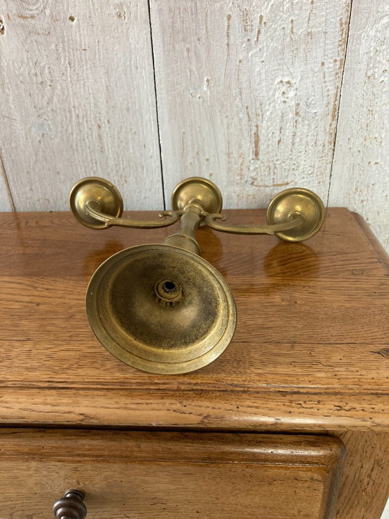 Image 1 of Three-branch candlestick
