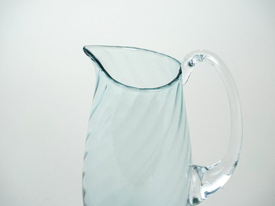 Image 1 of Brocca in vetro, design italiano, anni '70, made in Italy