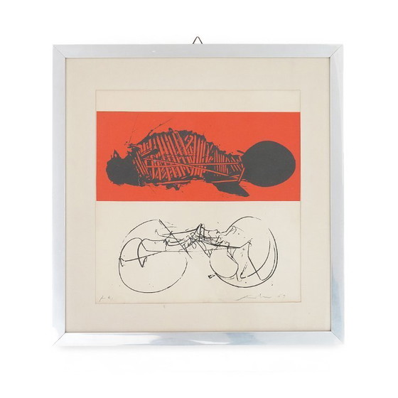 Image 1 of Emilio Scanavino, serigrafía, prueba de artista, 1969