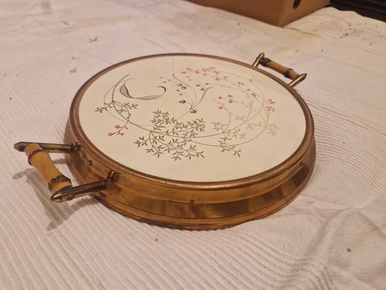 Image 1 of Bellissimo vassoio per torte antico