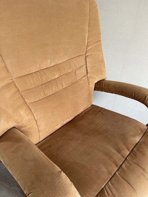 Cosyform relaxfauteuil suède achtige stof