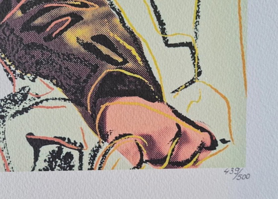 Image 1 of D'après Andy Warhol, War Bonnet, années 1980, lithographie